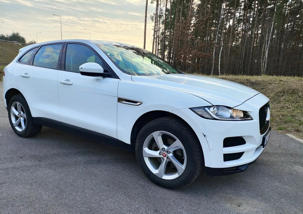 Jaguar F-Pace cena 89800 przebieg: 101000, rok produkcji 2017 z Ząbki małe 172